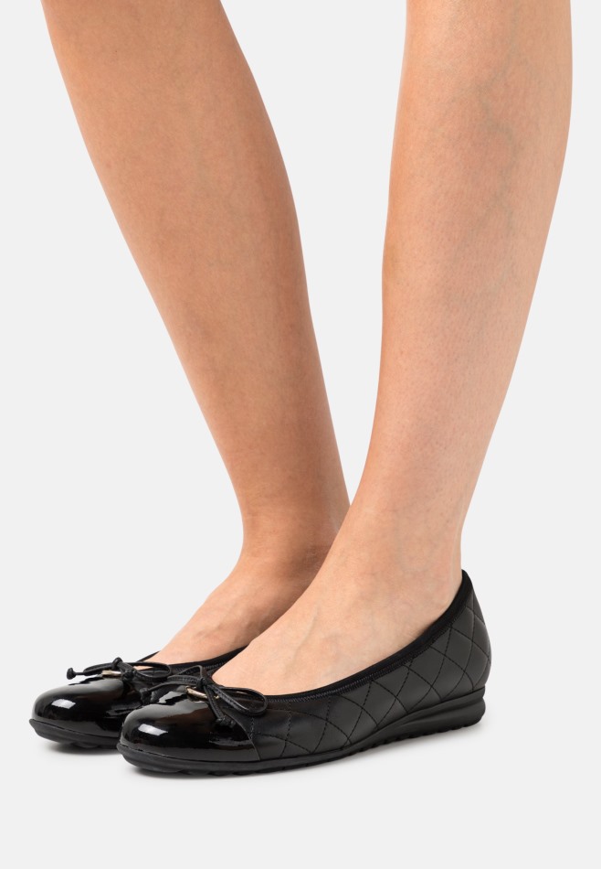 Compensées Gabor Noir | Exclusif